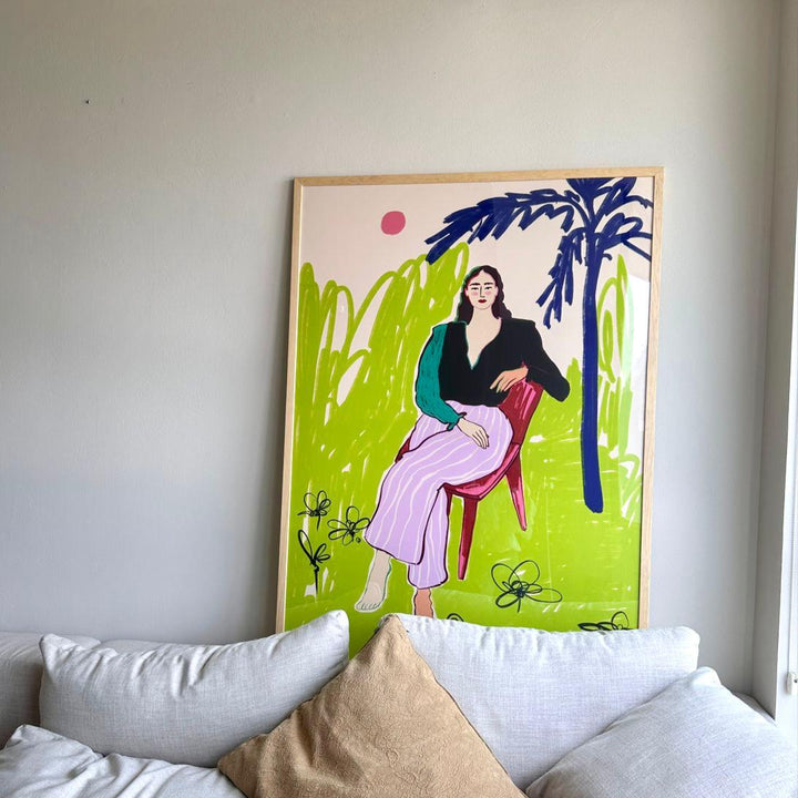 Set de cuadros "Relaxed Woman"