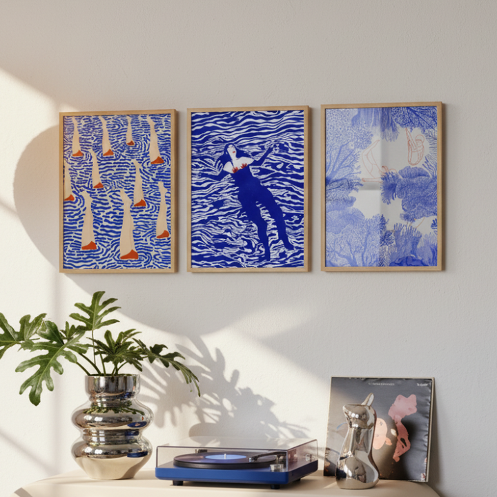 Set de cuadros "Underwater Dreams"