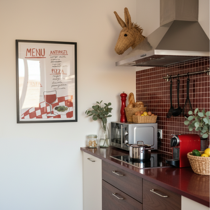 Cuadro "Italian Menu"