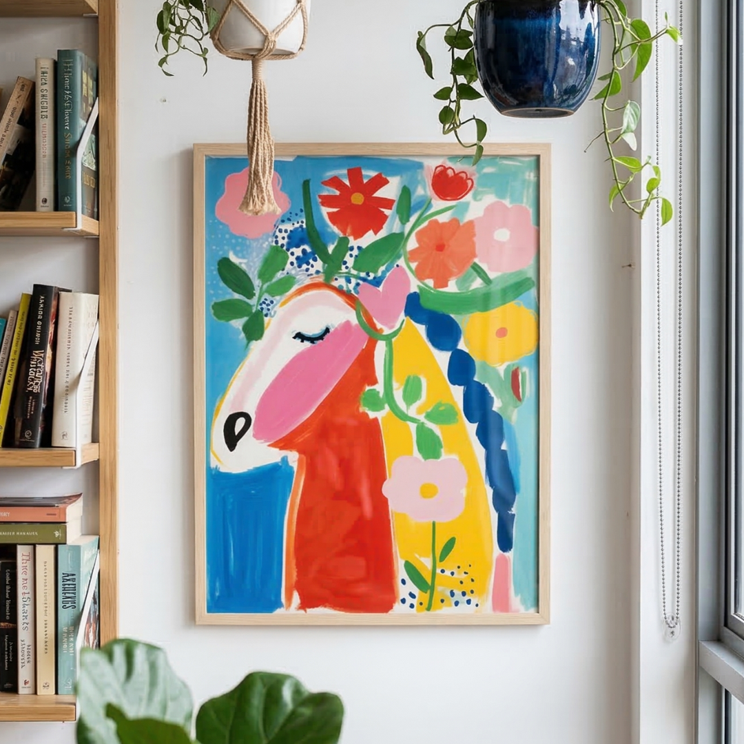 Cuadro "Floral Dreamhorse"