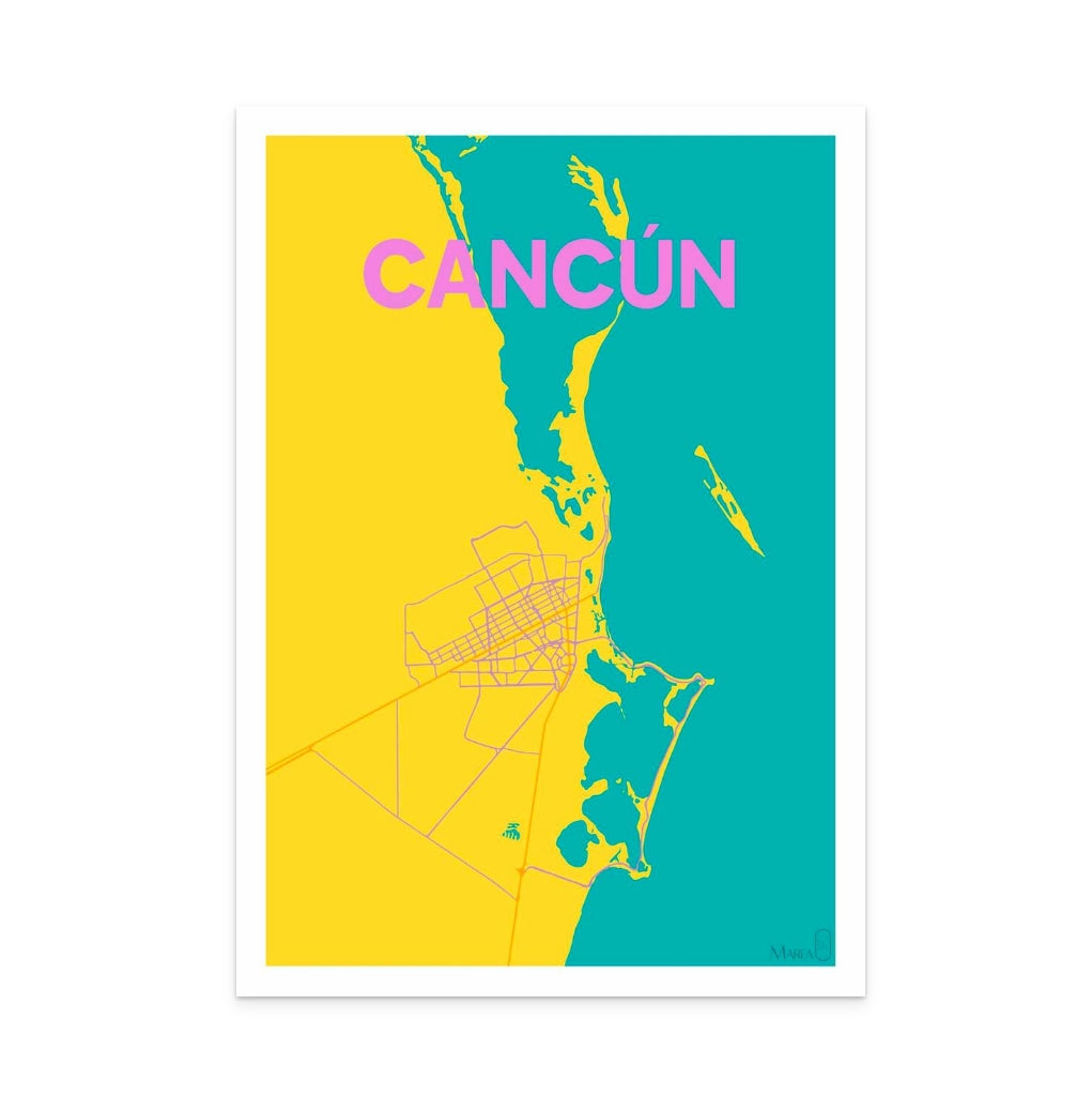 Cancún Art Print