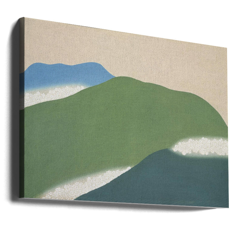 Cuadro "Green mountains from Momoyogusa"
