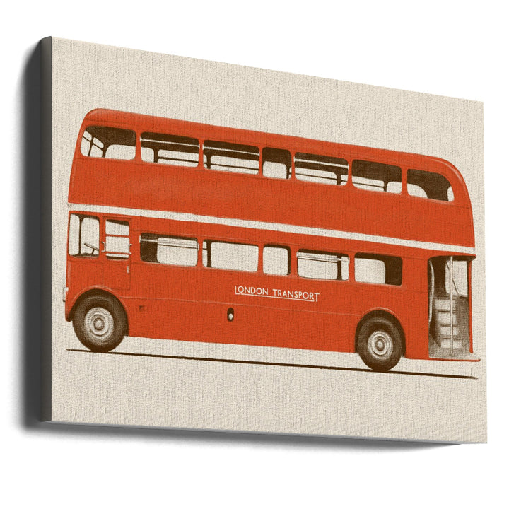 Red English Bus Art Print