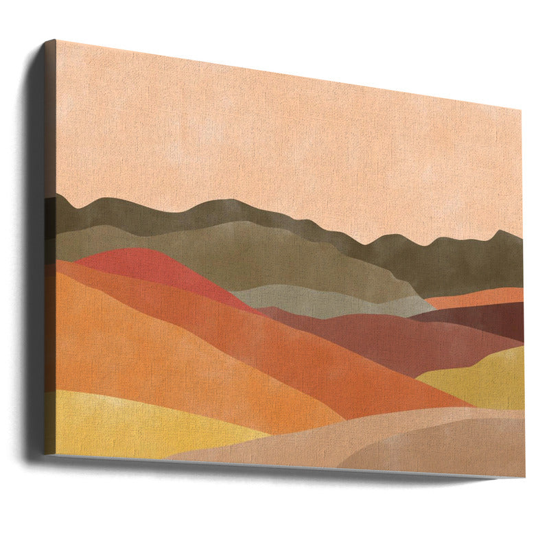 Warm landscape 2 Art Print