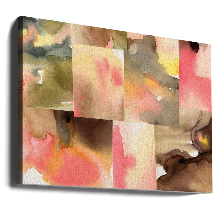 Watercolor abstract composition horizontal 5 Art Print