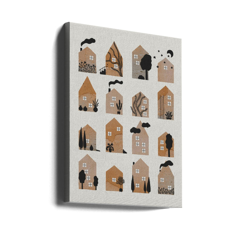 Tiny Houses #2 Art Print