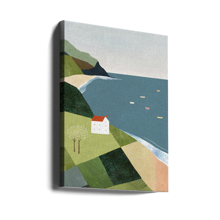 House on the Cliff Art Print