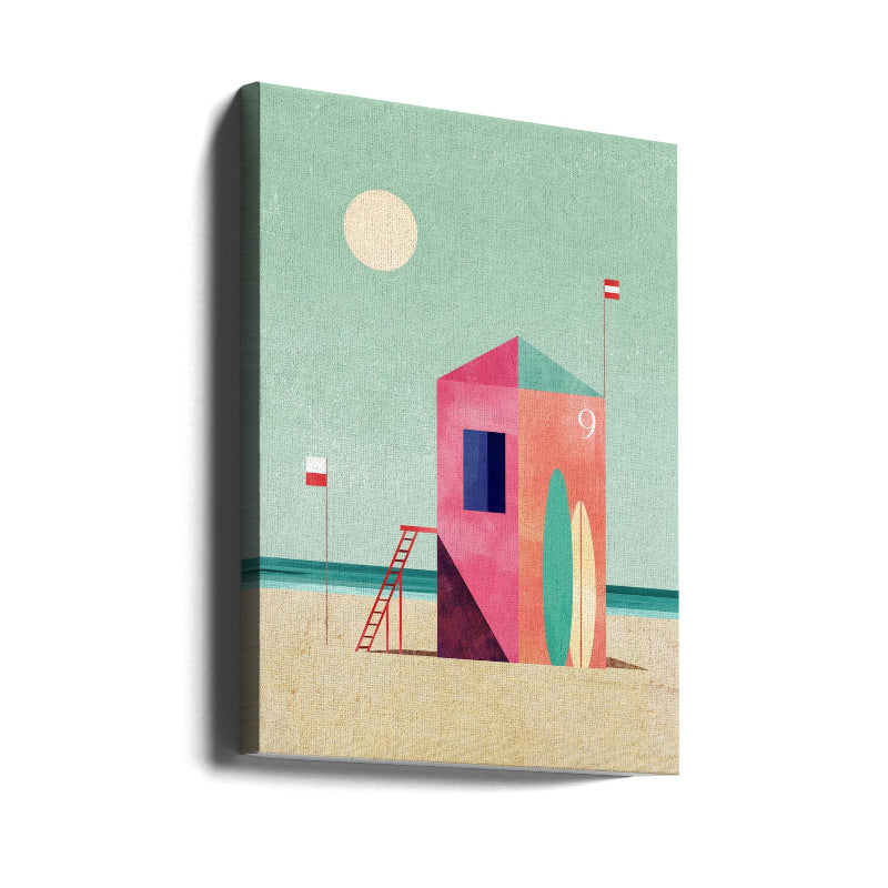 Surf Hut Art Print