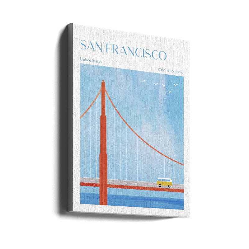 San Francisco, Golden Gate Bridge Art Print