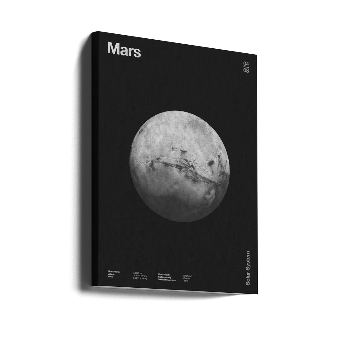 Solar System Mars Art Print