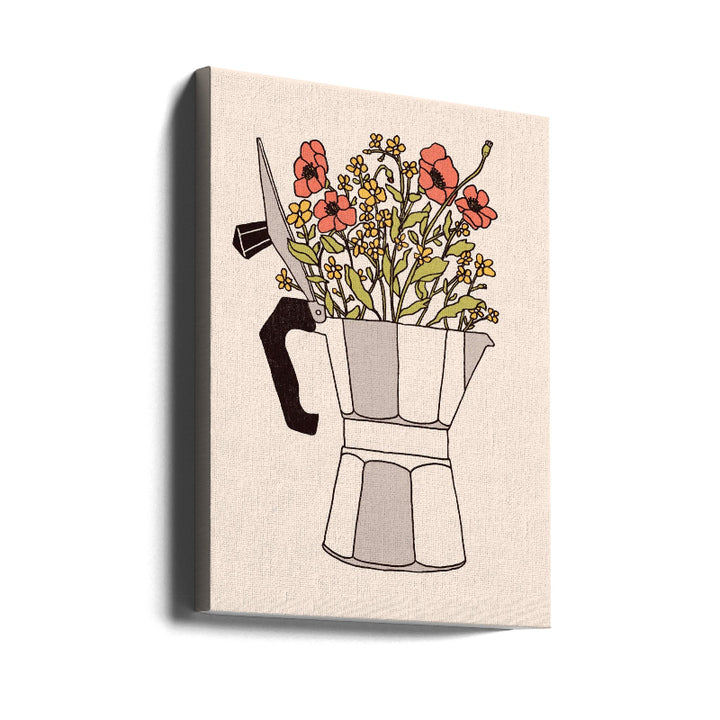 Moka Flowers Art Print