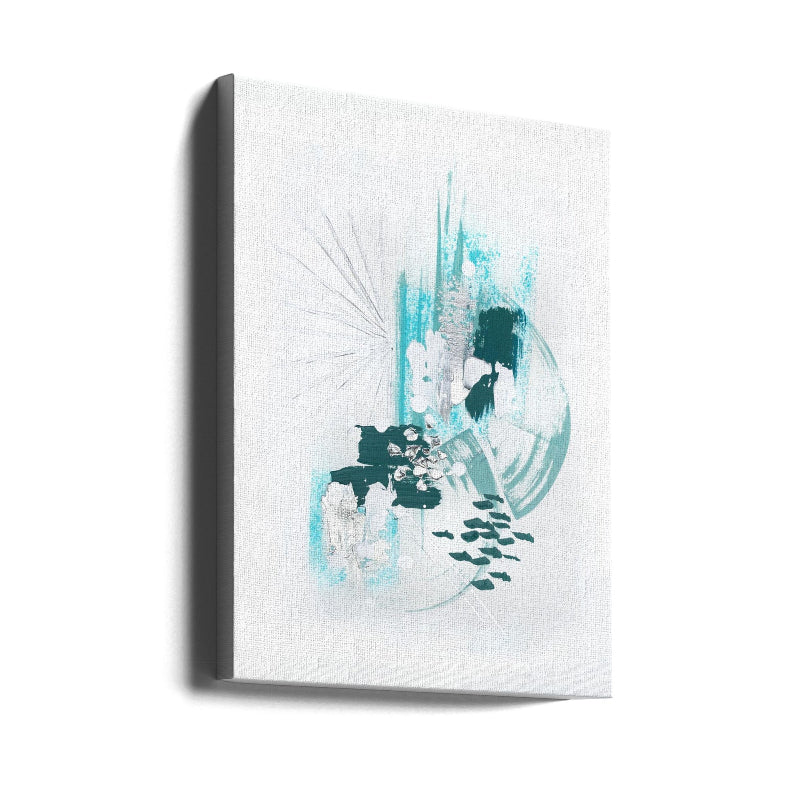 Abstract Mint 2 Art Print