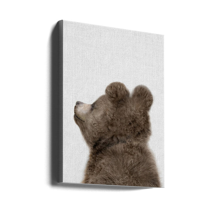 Peekaboo Baby Bear Back Art Print