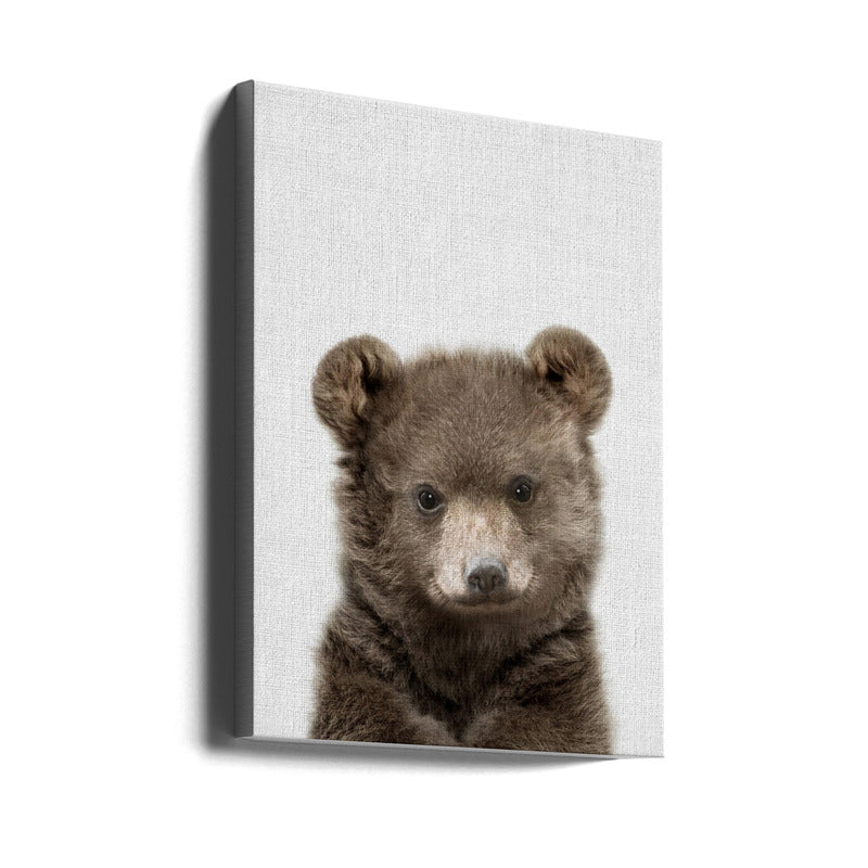 Peekaboo Baby Bear Art Print