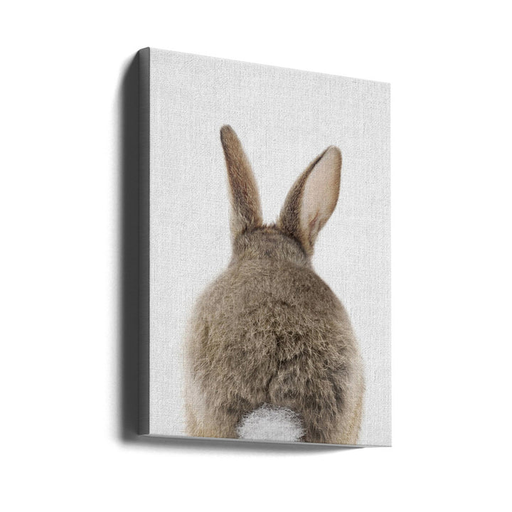 Peekaboo Bunny Tail Art Print