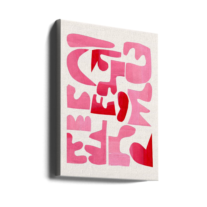 A Pink Puzzle Art Print