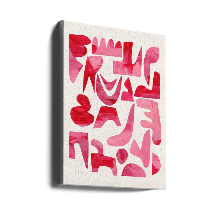 Pink Kiss Pieces Art Print