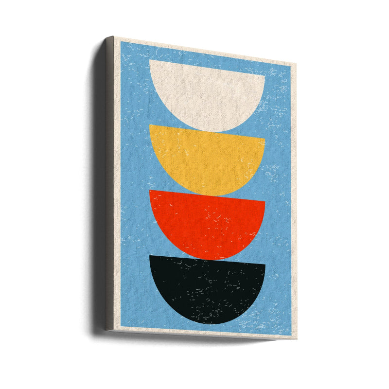 Minimal Abstract Shapes Series #21 Art Print