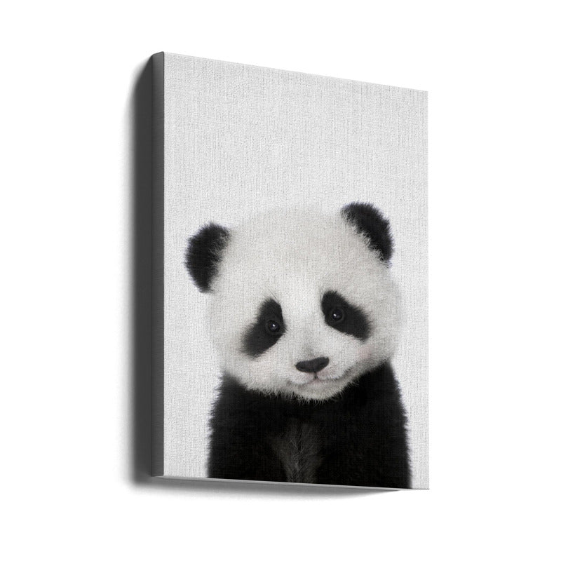 Peekaboo Baby Panda Art Print