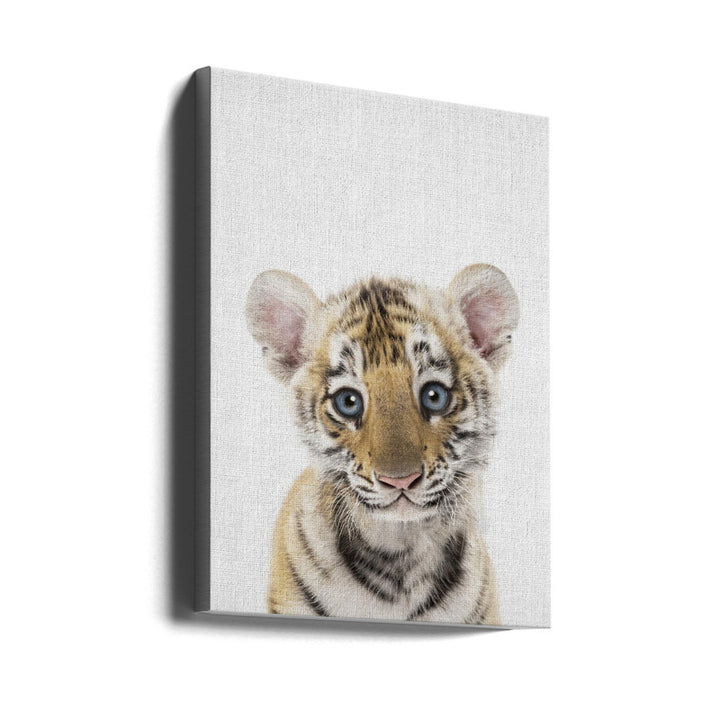 Peekaboo Baby Tiger Art Print