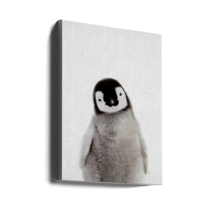 Peekaboo Baby Penguin Art Print