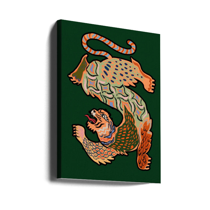 Asiantiger Green Art Print