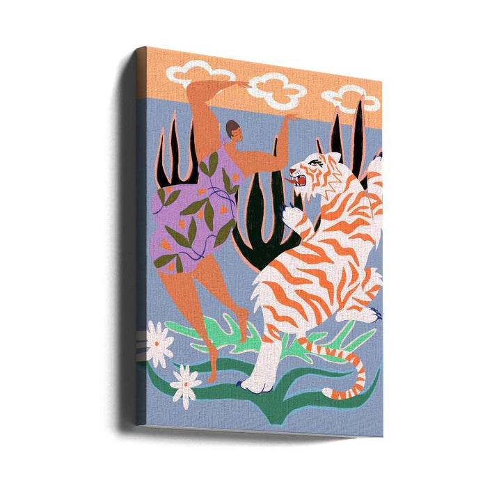 Hello Tiger Art Print