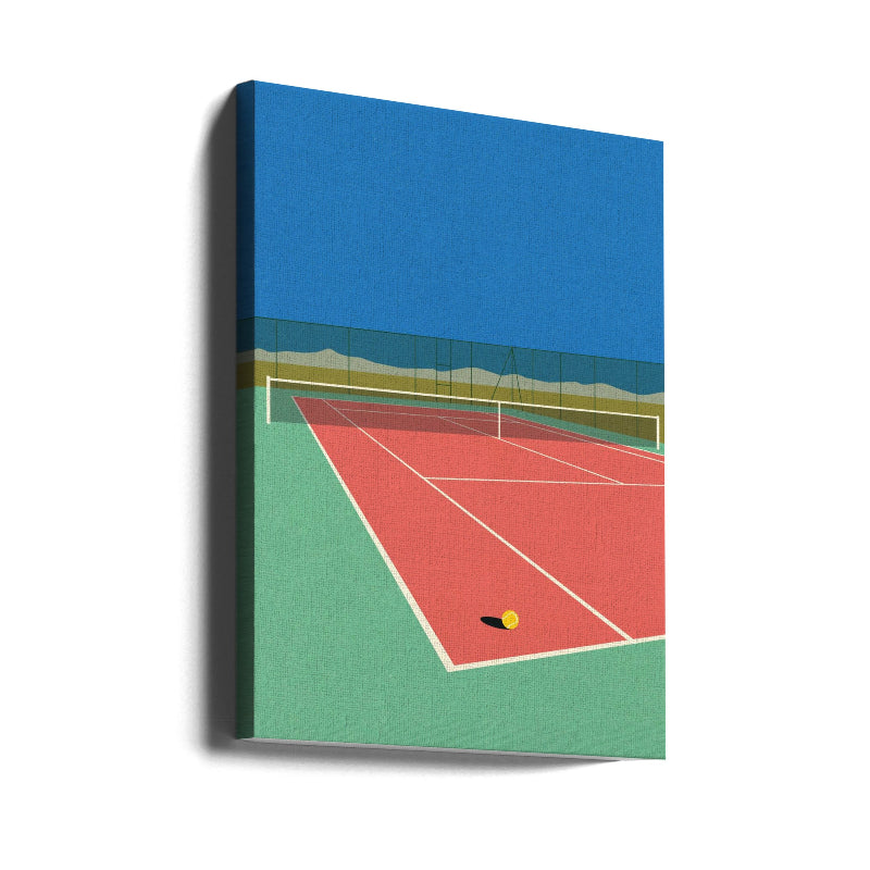 Cuadro "Tennis Court In the Desert"