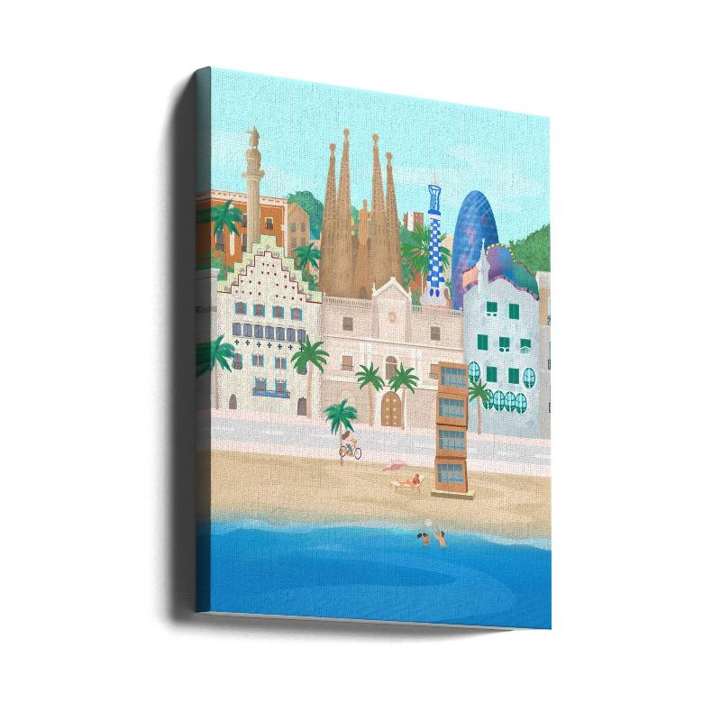 Barcelona Art Print