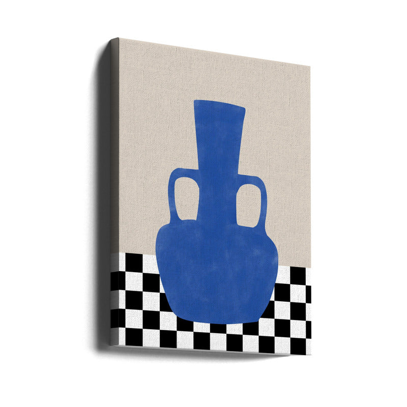 Blue vase Art Print