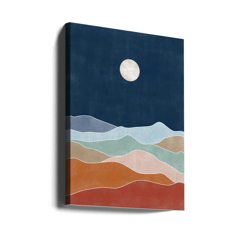 Moon night Art Print