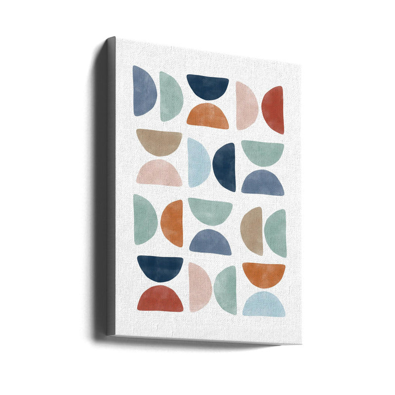 Colorful geometric pattern Art Print