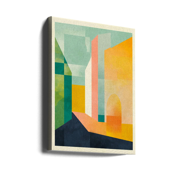 Spaces 3 Town Art Print