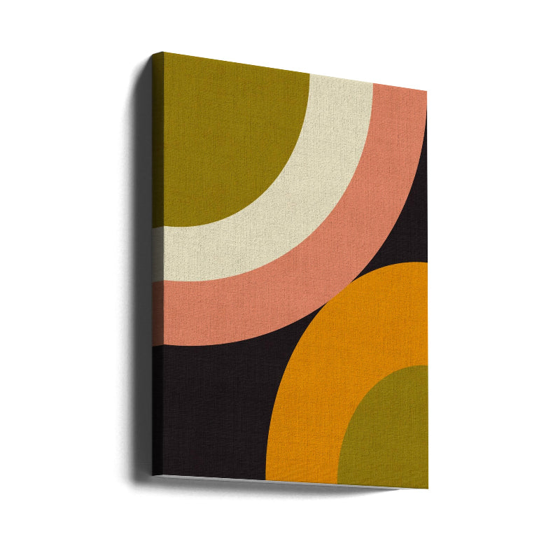 Geo Shapes Fall 21 Rounded Art Print