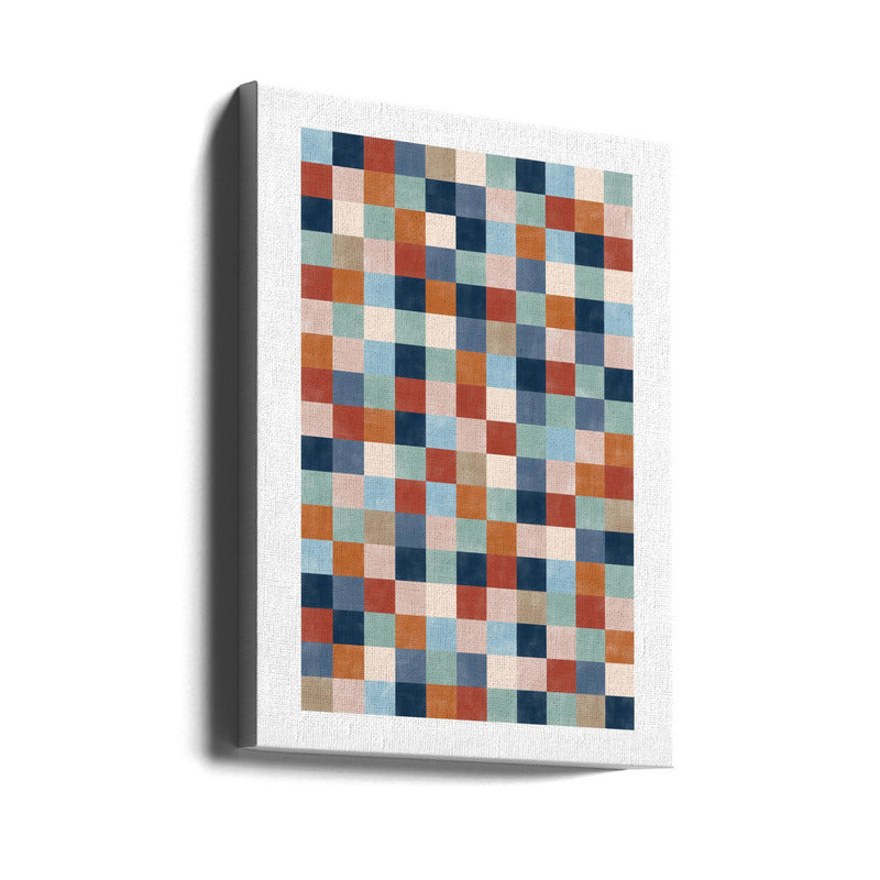 Colorful squares Art Print