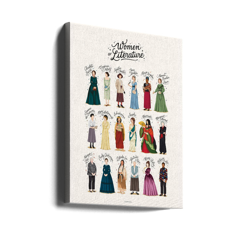 Women of Literature Art Print
