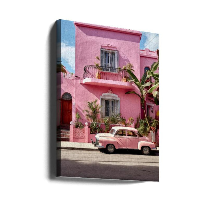 Encanto Rosa en Oaxaca Art Print