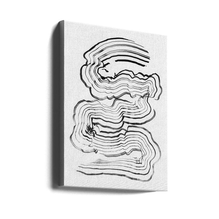 Painterly Abstract Lines Art Print