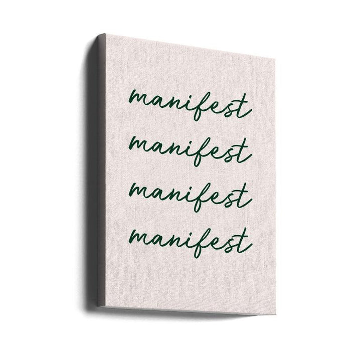 Manifest Green Art Print