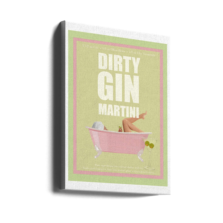 Dirty Gin Martini Art Print