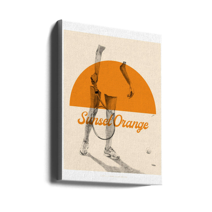 Sunset Orange Art Print