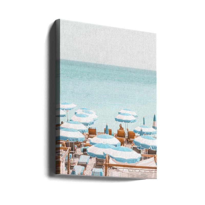 Riviera blue Art Print