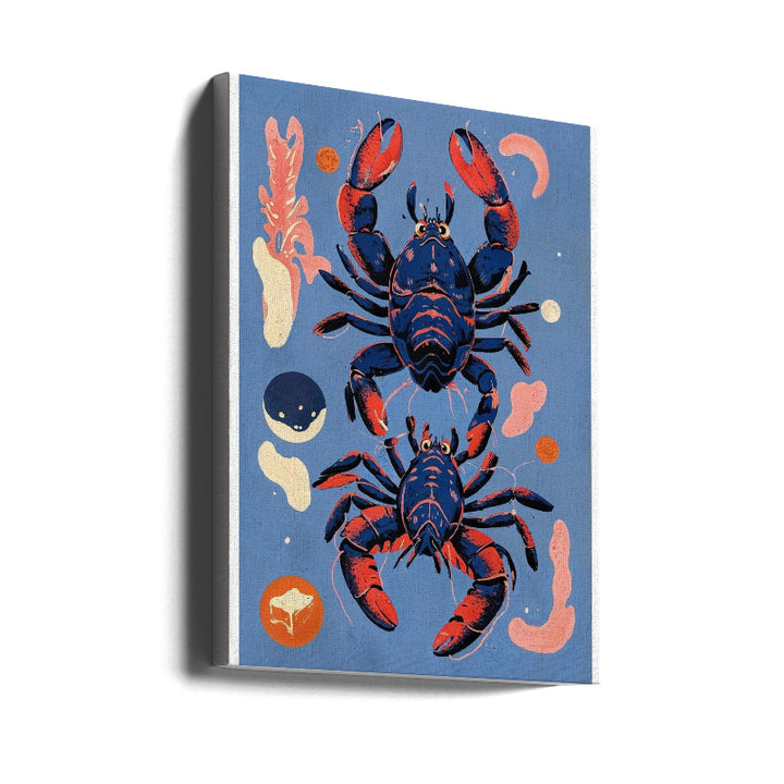 Ocean Life - Lobsters Art Print