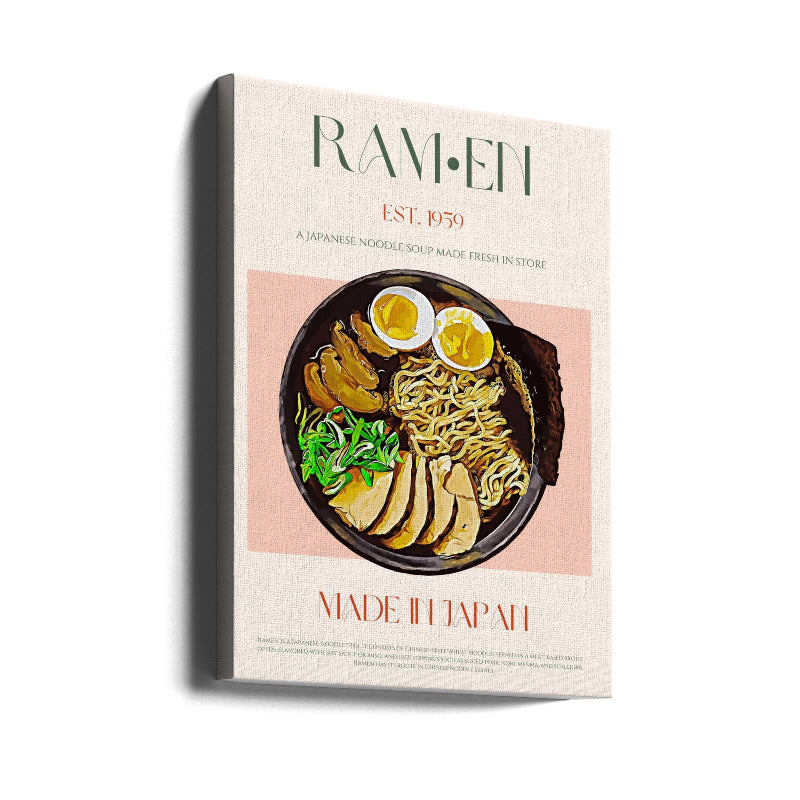 Cuadro "Savoring Japanese Ramen Bowl"