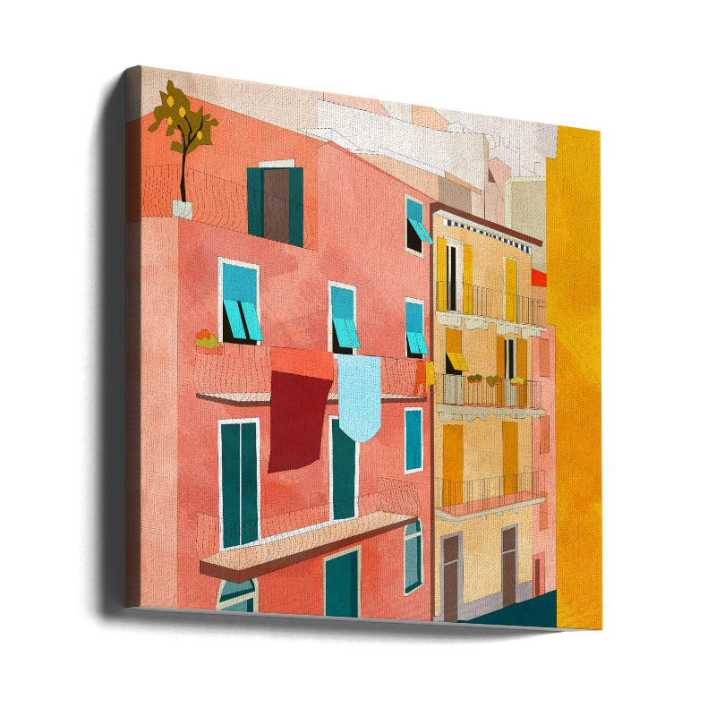 Cuadro "Little Italy Houses"