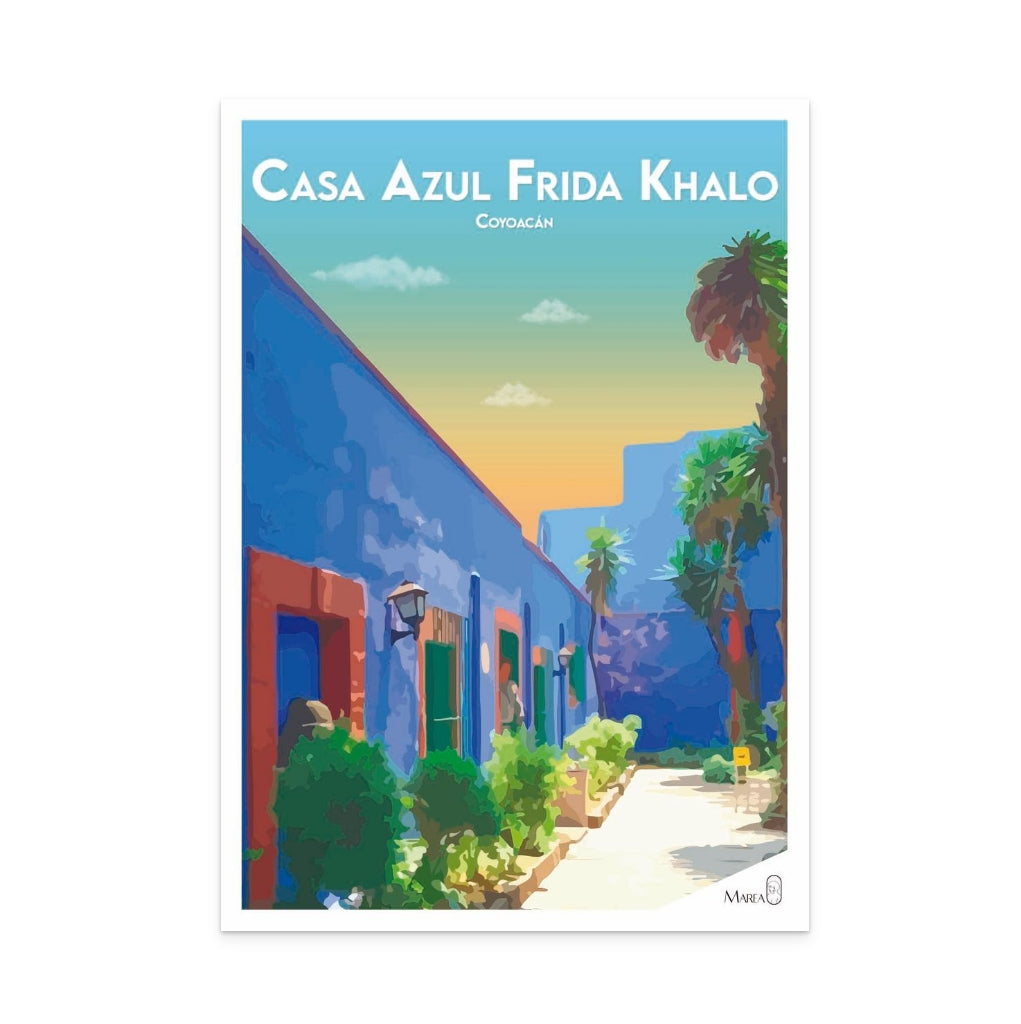 Casa Azul Frida Khalo Art Print