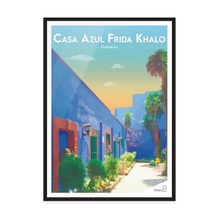 Casa Azul Frida Khalo Art Print