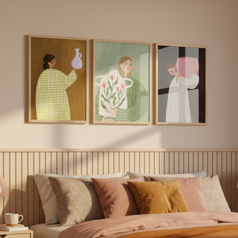Set de cuadros "Vessel Women"