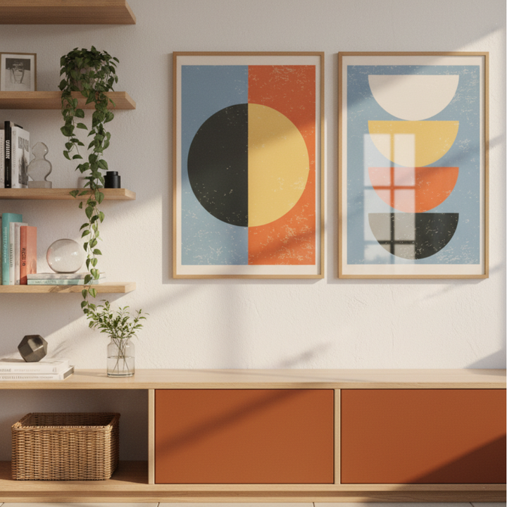 Cuadro "Minimal Abstract Shapes Series #27"