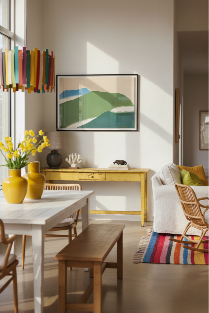 Cuadro "Green mountains from Momoyogusa"